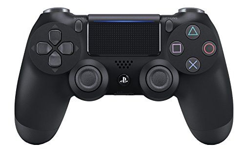 Playstation Sony, Manette PS4 DUALSHOCK 4 Officielle, Accessoire 4, Sans Fil, Batterie Rechargeable, Bluetooth, Couleur : Jet Black