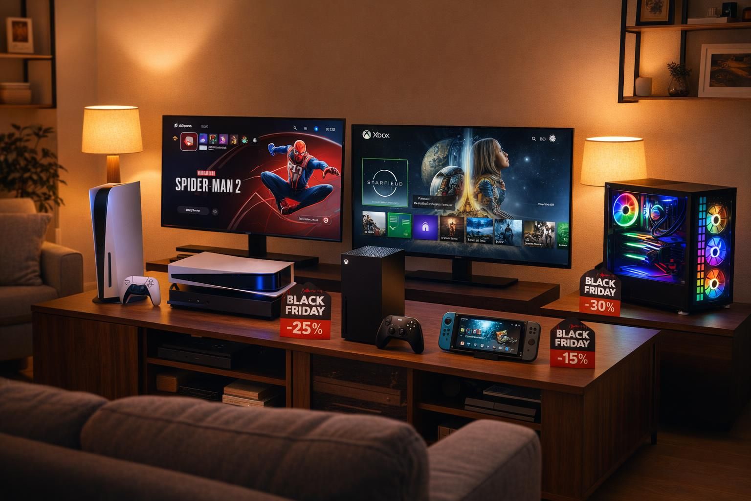 Black Friday gaming : PS4, Xbox, Switch et PC à prix réduit