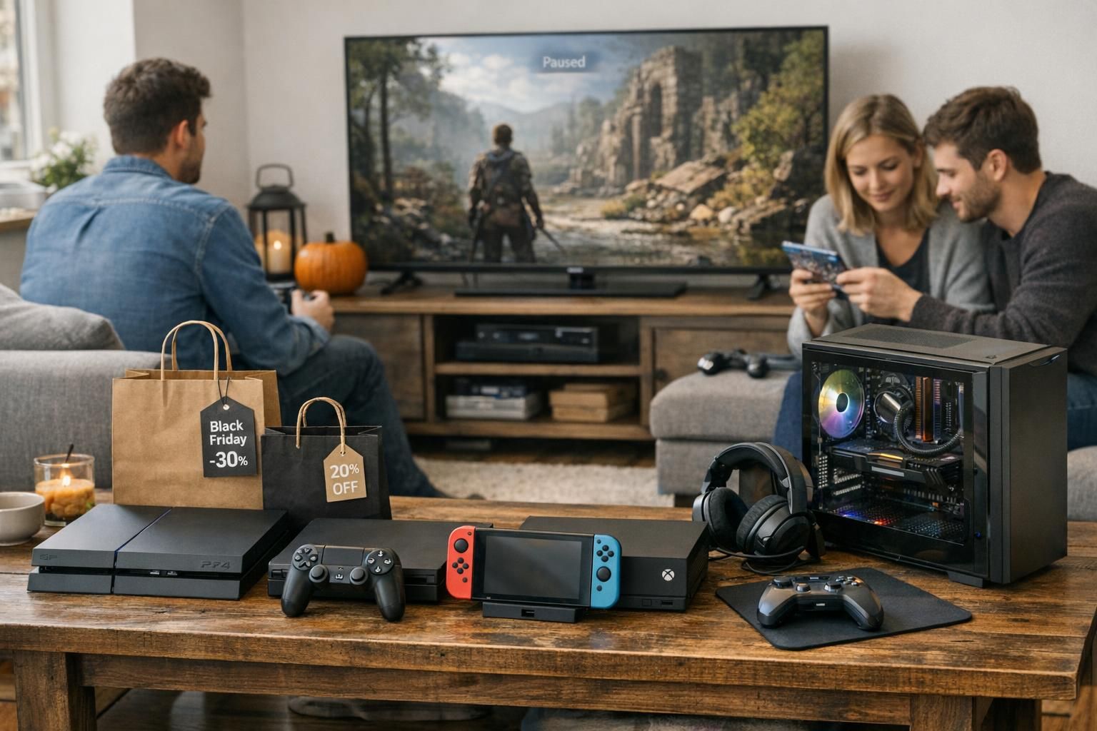 Black Friday gaming : PS4, Xbox, Switch et PC à prix réduit