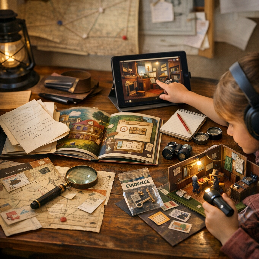 Du courrier au point-and-click : quatre formats qui racontent l’enquête autrement