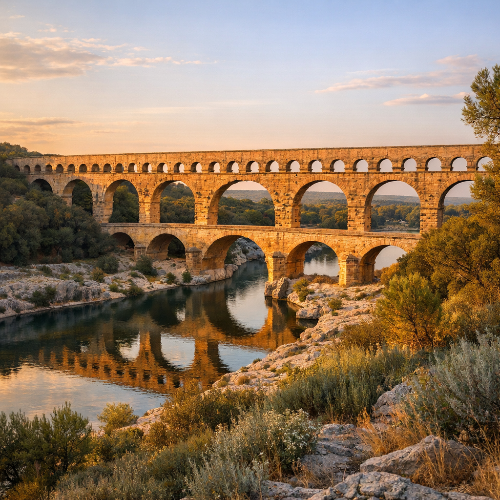 Le « Pont du gare » mène en réalité au Pont du Gard