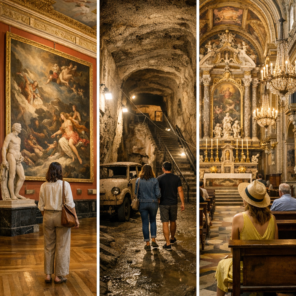 Les coups de cœur culturels : musées, souterrains et Naples baroque