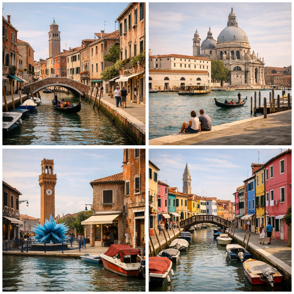 Quartiers et îles de Venise : Cannaregio, Dorsoduro, Murano et Burano
