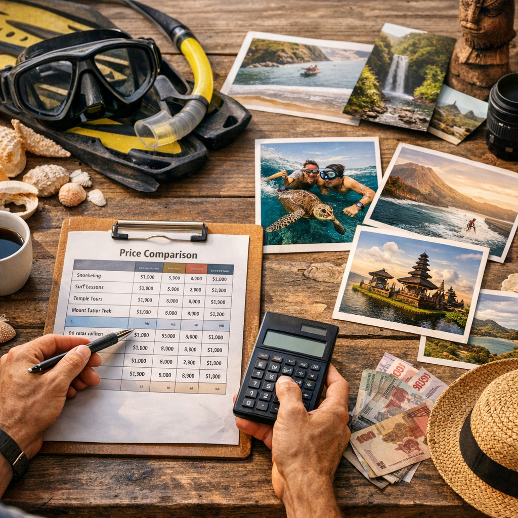 Prix des activités à Bali en 2026&nbsp;: le comparatif pour choisir sans surpayer