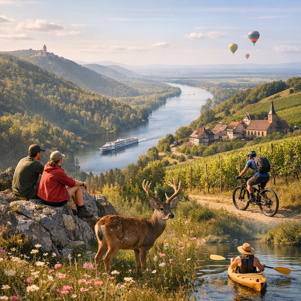 Chercher la nature : Vosges, Rhin et itinéraires au grand air