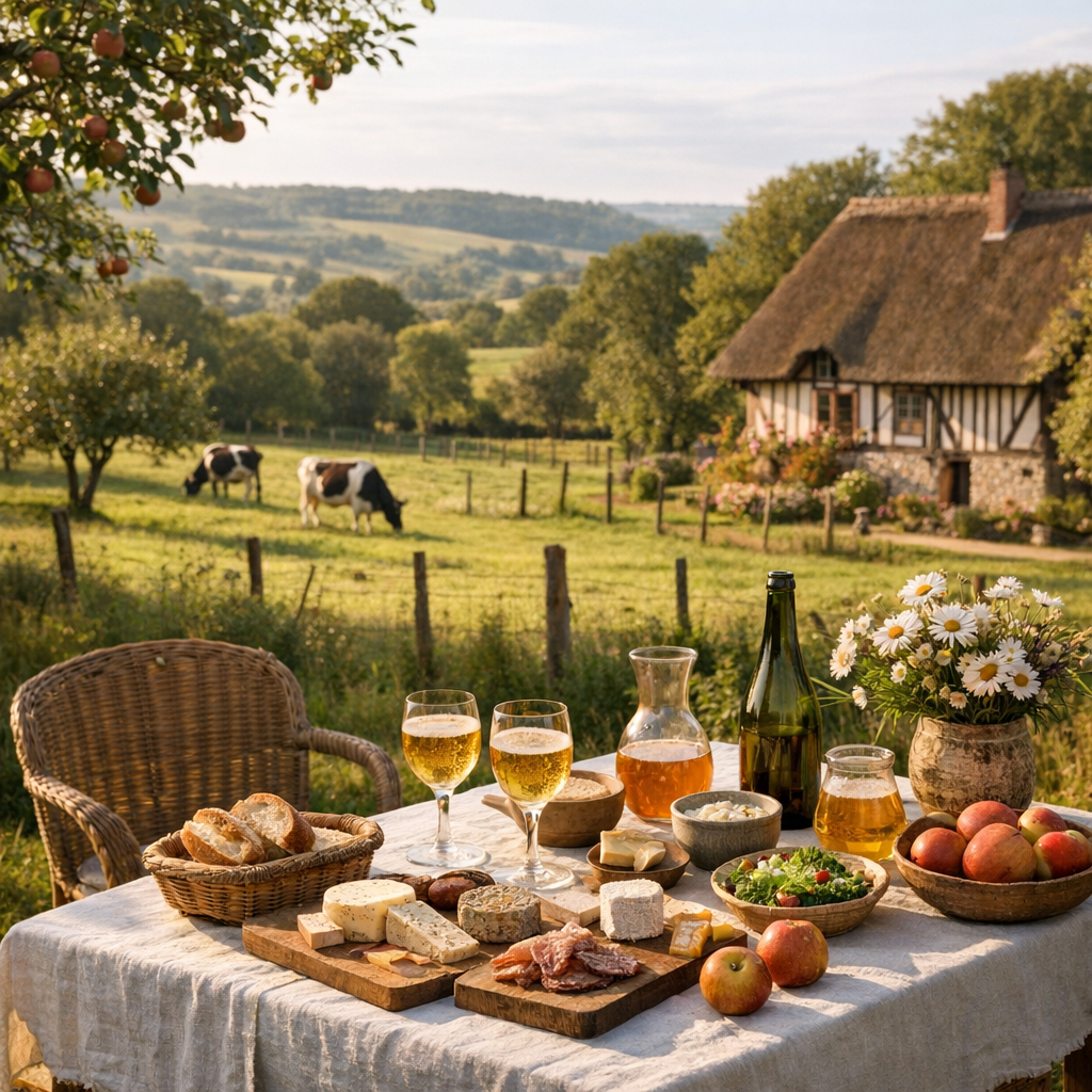 Goûter l’art de vivre normand : tables, bocage, cidre et culture locale