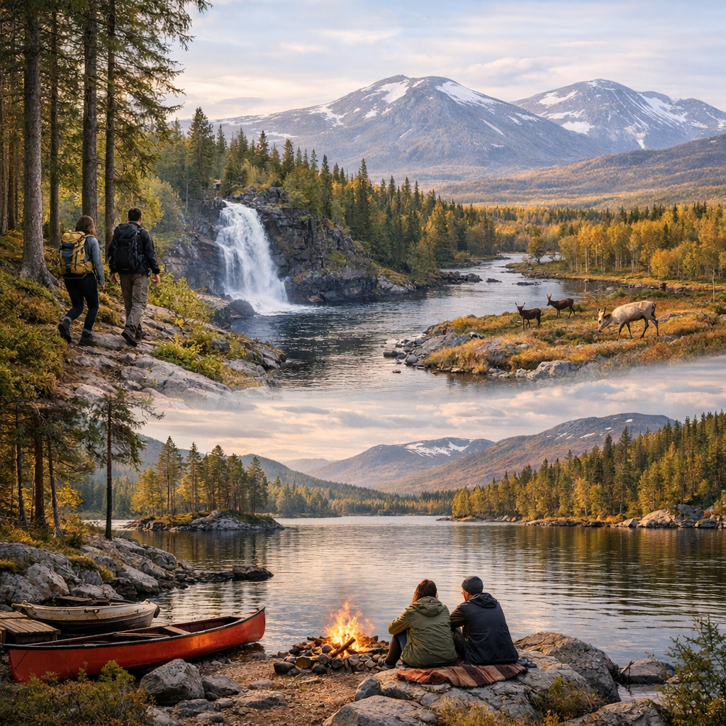 Vivre la nature suédoise : lacs, forêts, parcs nationaux et Laponie