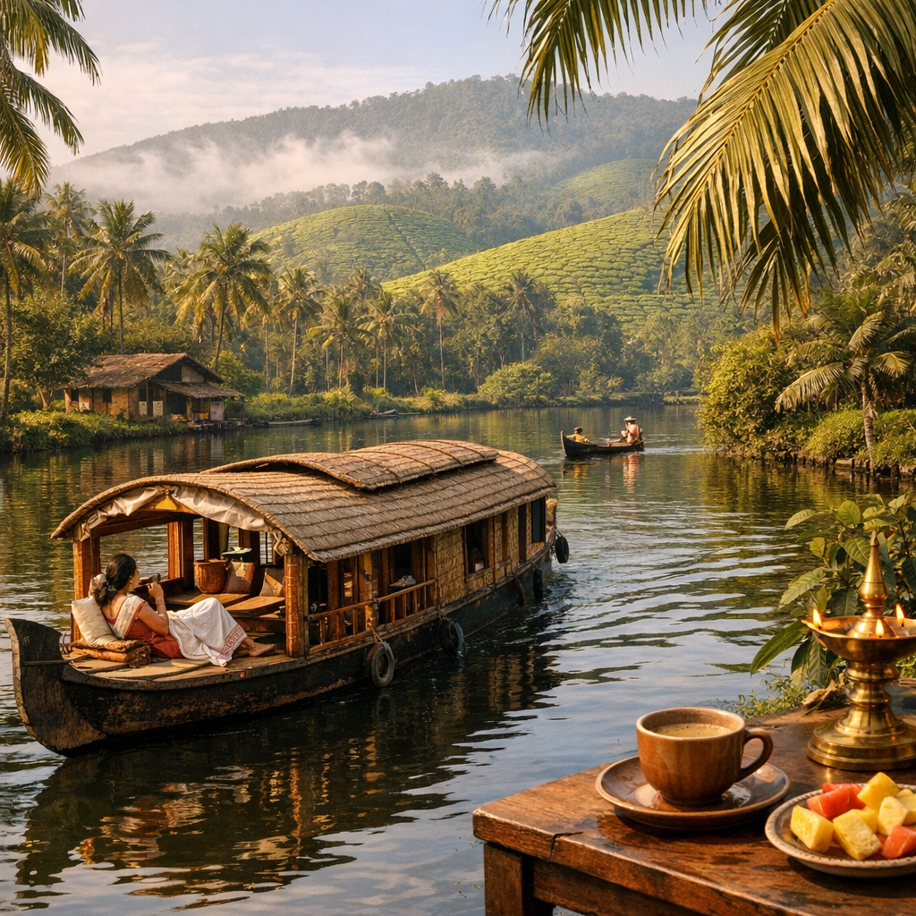 Kerala : backwaters, thé et art de vivre tropical sans itinéraire cliché
