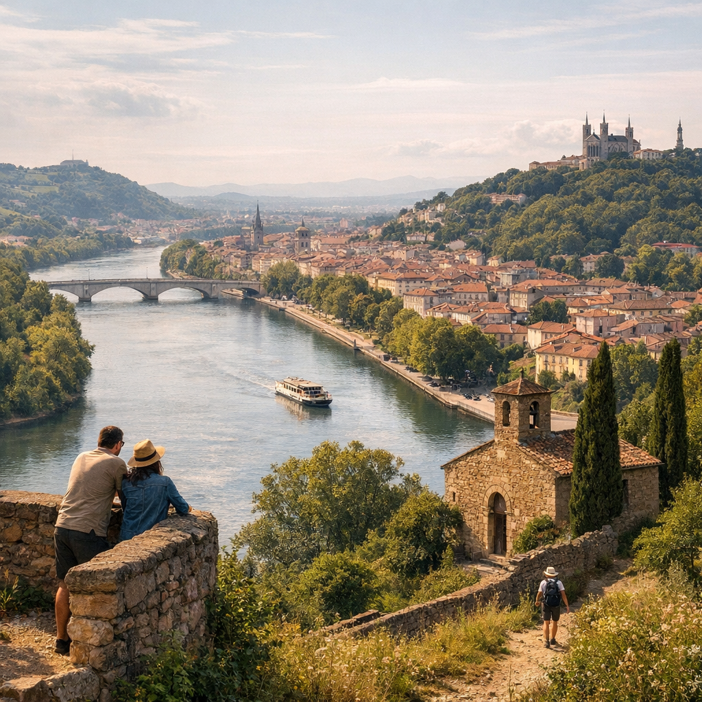 Bonnes balades autour de Lyon : fleuves, collines et échappées patrimoniales