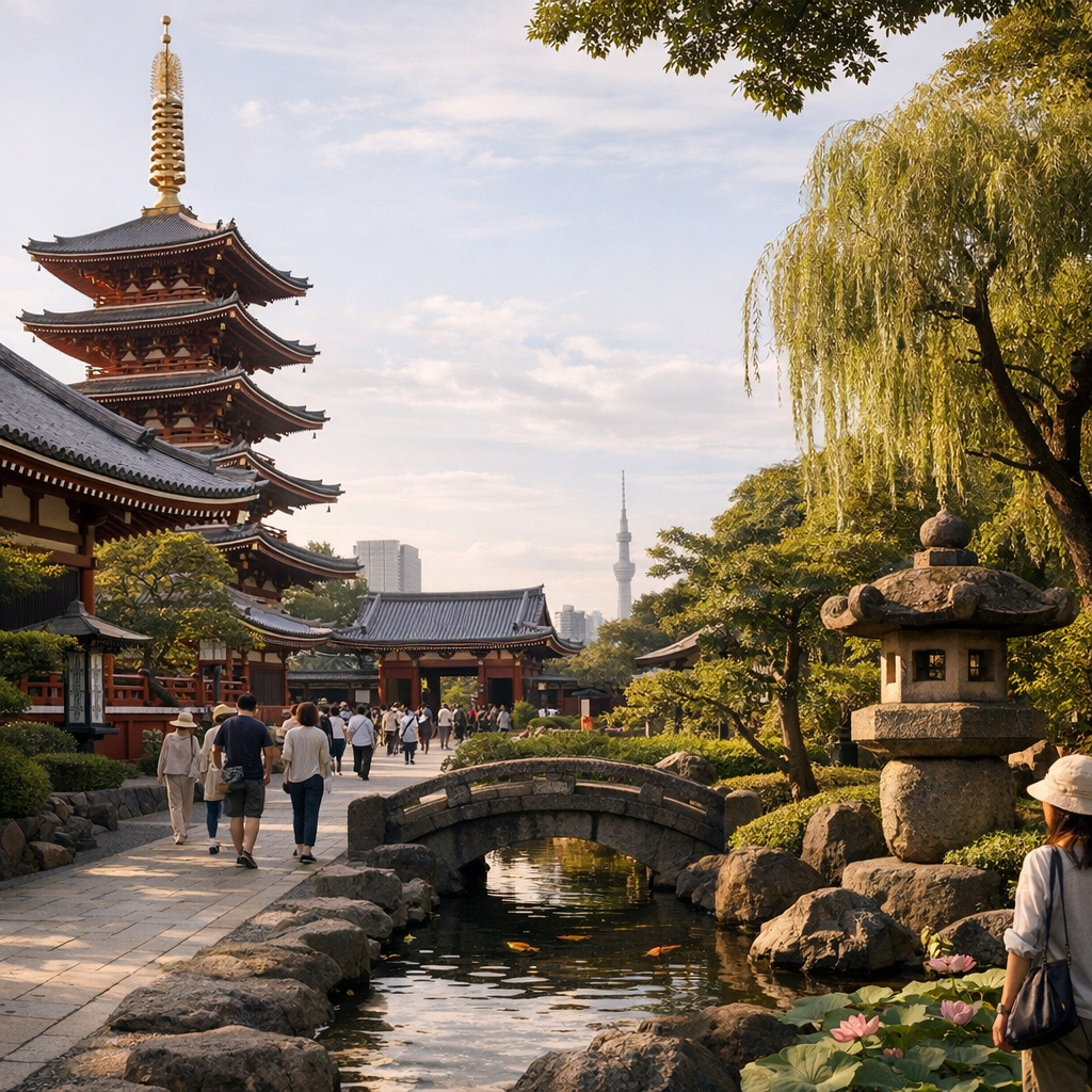 Temples, sanctuaires et jardins&nbsp;: visiter Tokyo côté Edo sans saturer