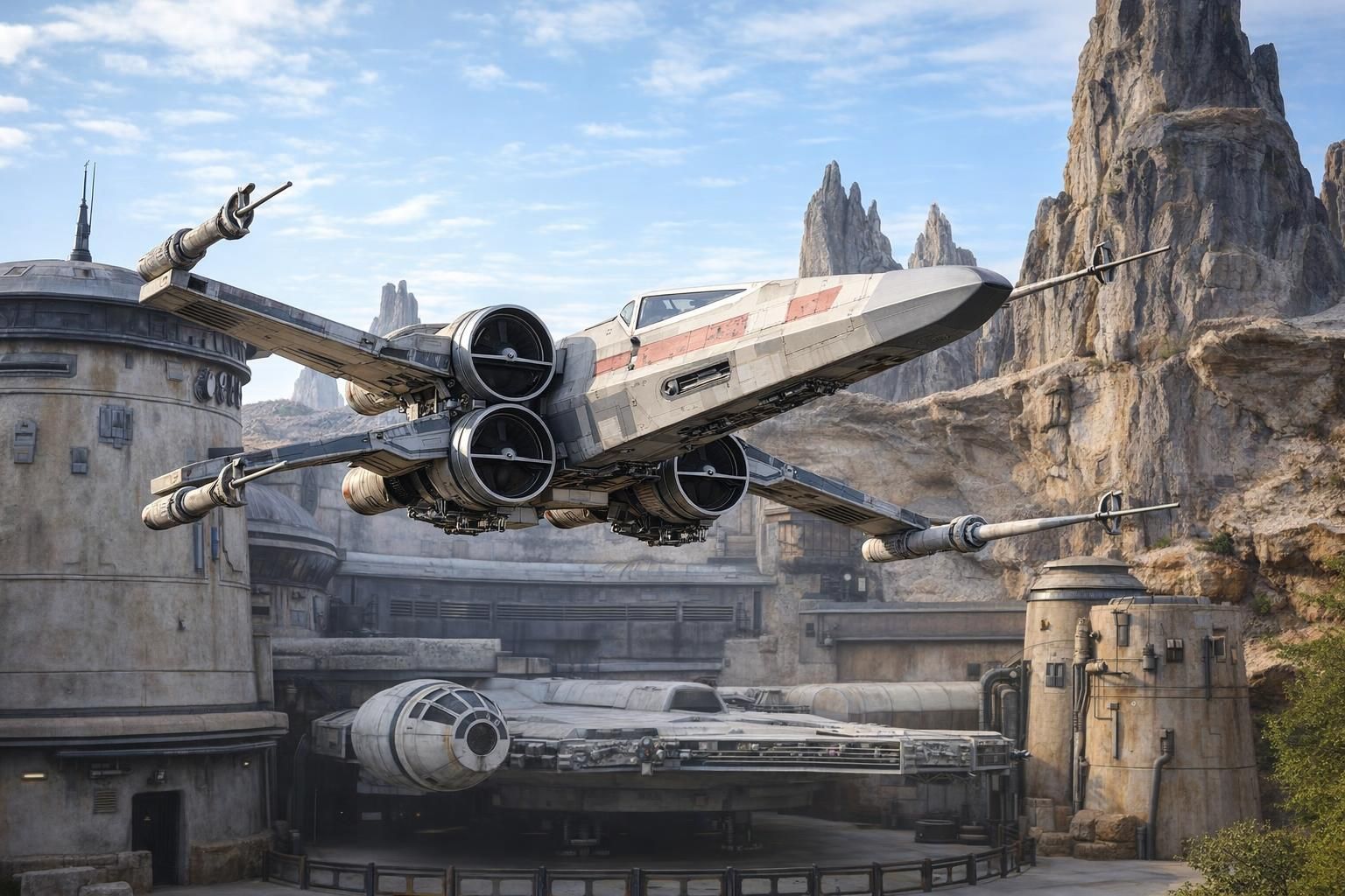 Star Wars Galaxy’s Edge : comment Boeing a rendu le X-Wing réel
