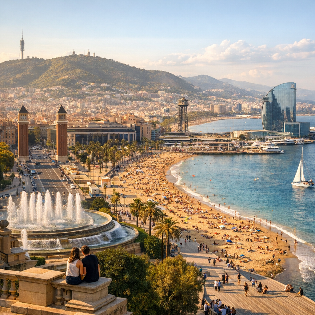3. Montjuïc, Barceloneta et Port Vell : faire respirer son itinéraire