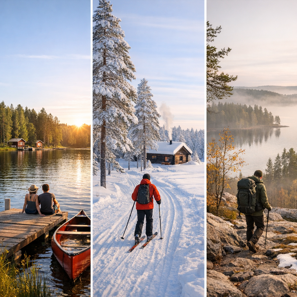 Quand partir en Finlande : été, hiver, intersaisons
