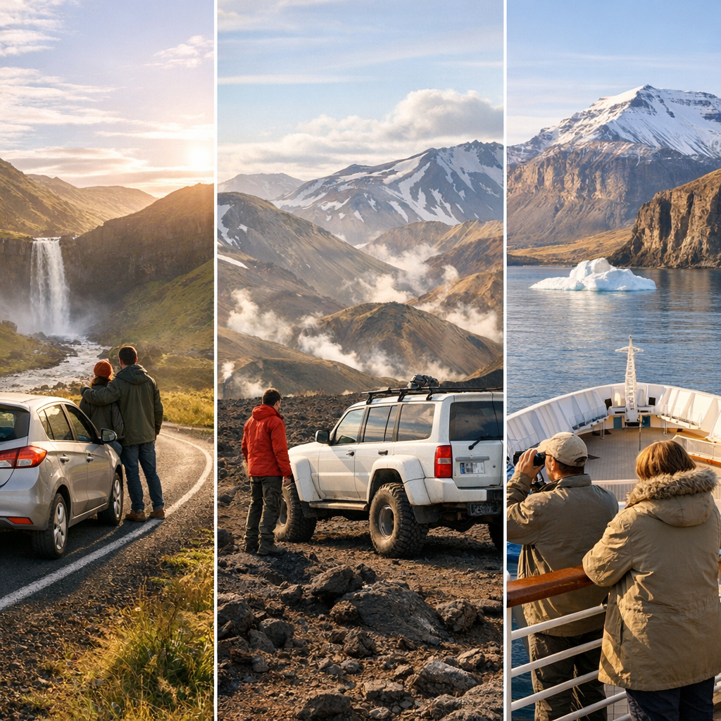Comment visiter l’Islande&nbsp;: road trip, 4x4 ou croisière&nbsp;?