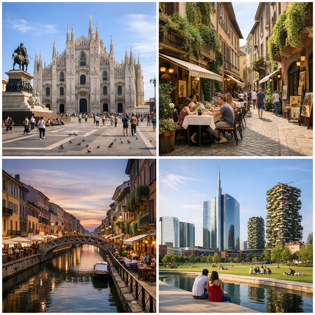 Quel quartier de Milan visiter : Duomo, Brera, Navigli ou Porta Nuova ?