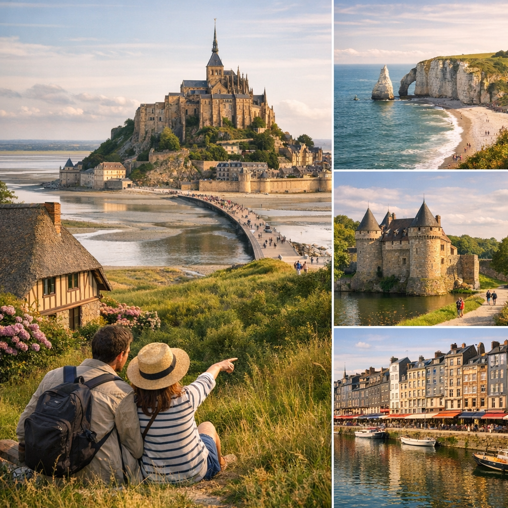 Visiter la Normandie en 3, 4, 5 ou 7 jours : parcours sans zigzag