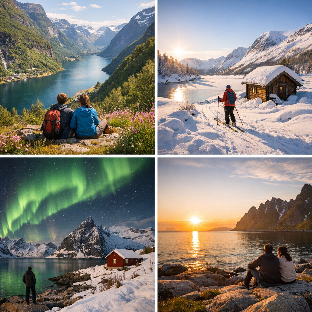 Quand aller en Norvège : été, hiver, aurores et soleil de minuit