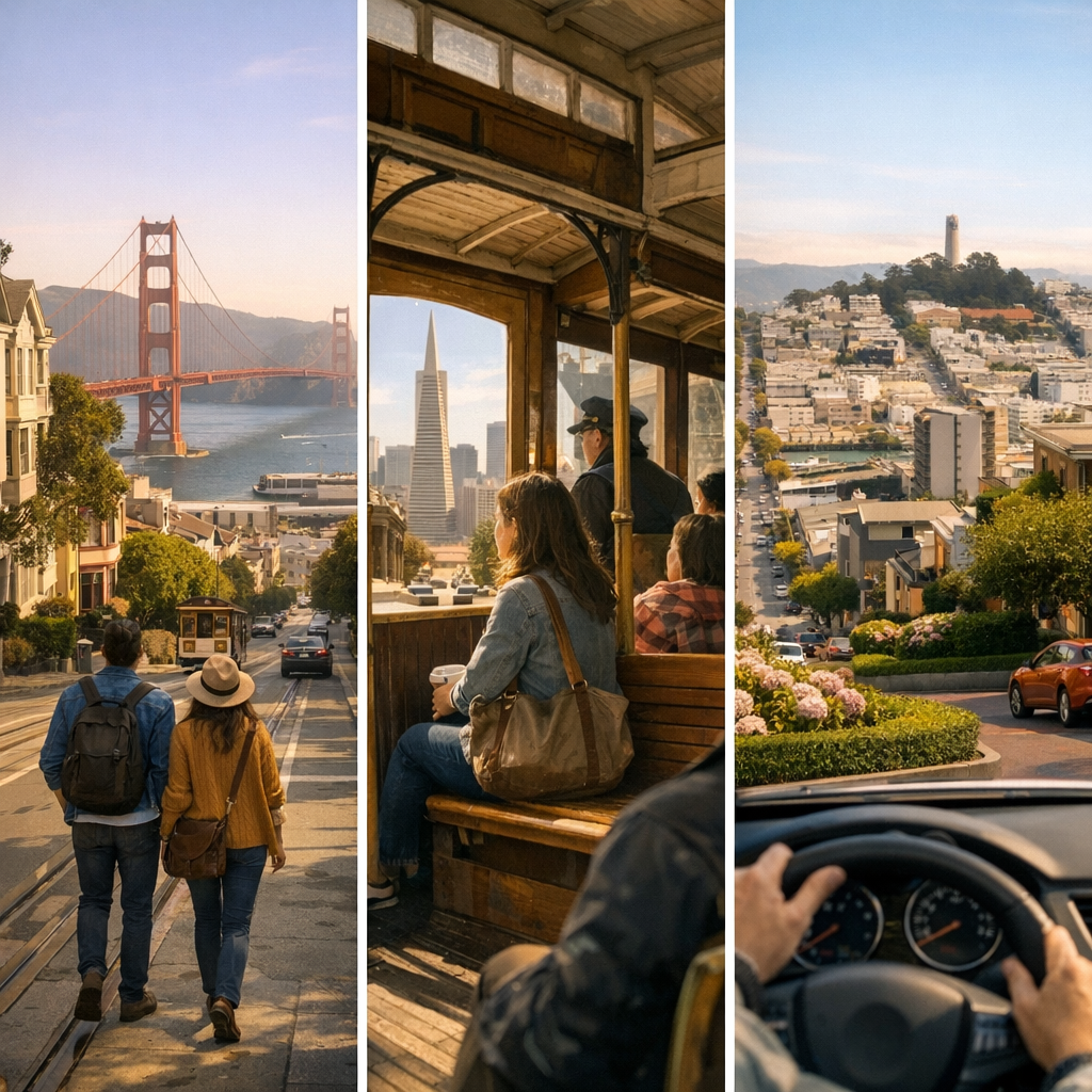 Comment visiter San Francisco : à pied, en transports ou en voiture ?