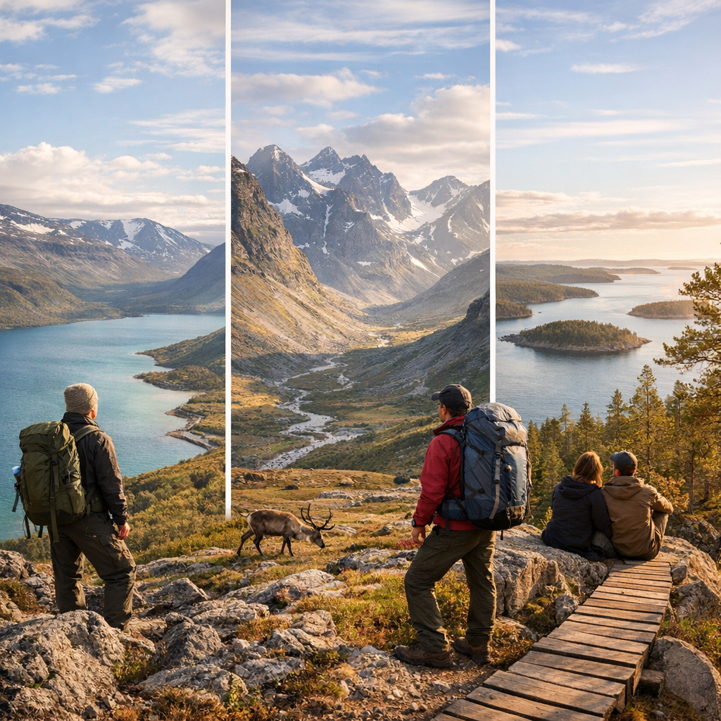 Parcs nationaux et nature : Abisko, Sarek, Skuleskogen sans se tromper