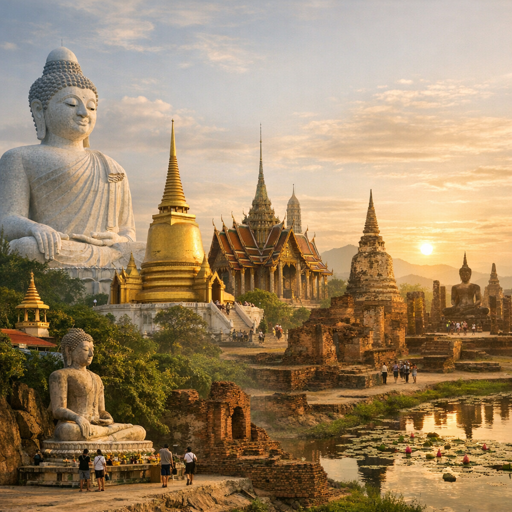 Temples, musées et monuments incontournables : du Grand Bouddha aux cités anciennes