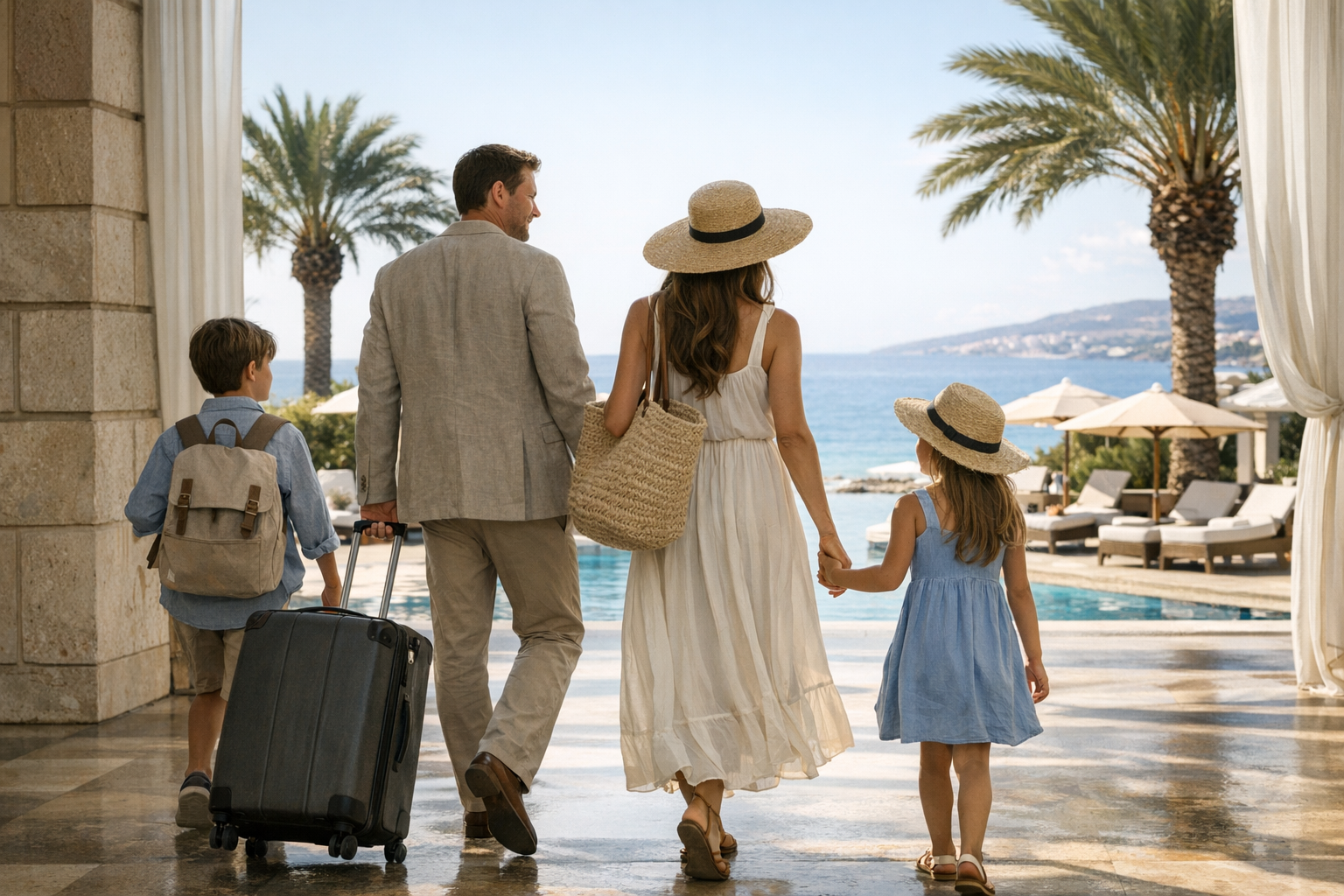 Voyage premium en famille: l'art du séjour fluide
