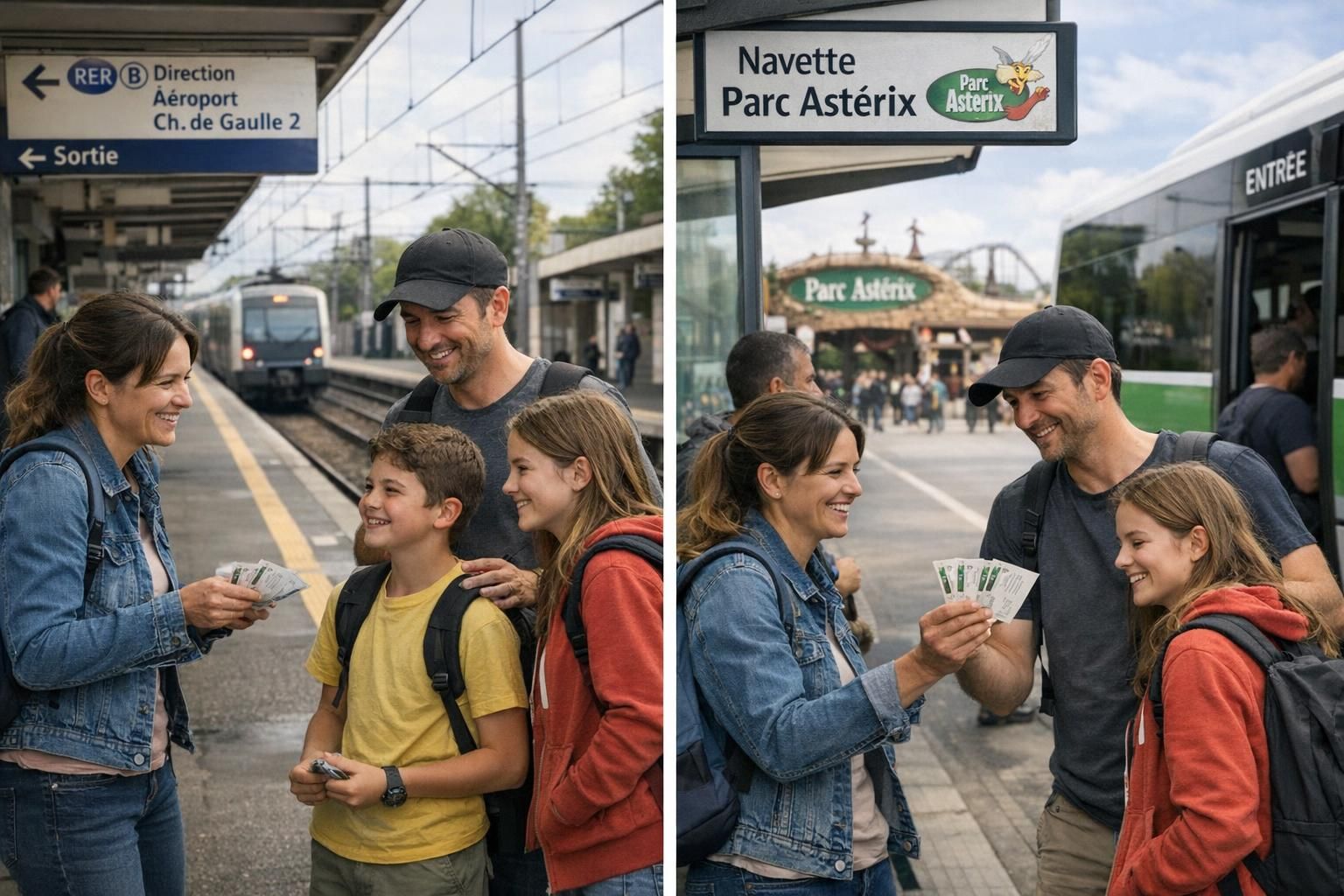 Comment aller au parc Astérix en transport en commun : guide pratique