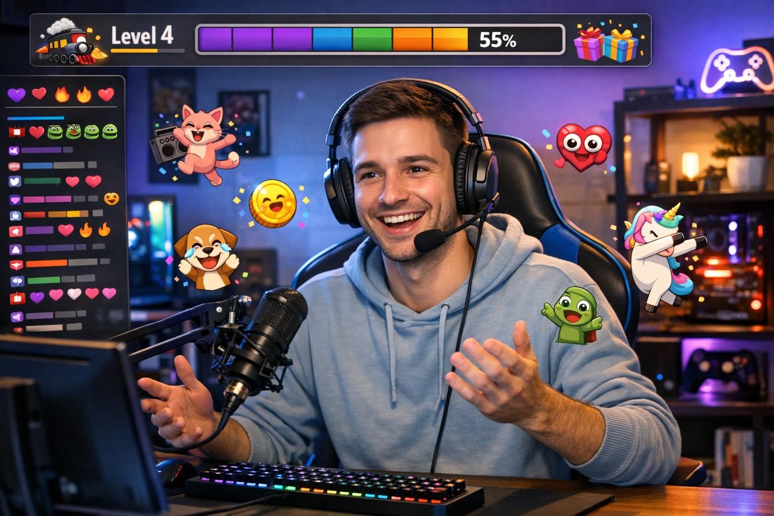 Twitch Hype Train : comment obtenir des emotes gratuites